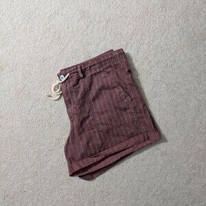 NWT Burgundy Striped AE Tomgirl Shorts
